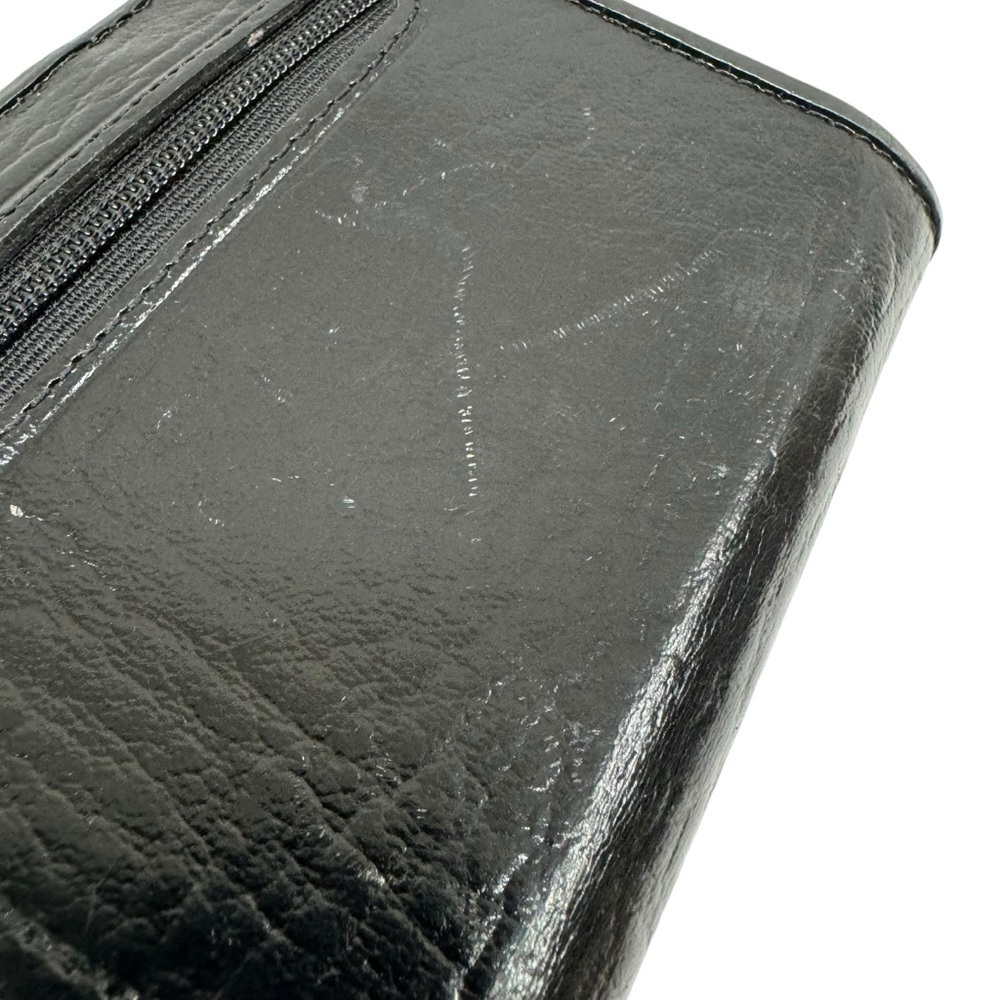 Mitty Wallet Women’s Purse Pouch Brazilian Leather Black Gold Buckle Western - Picture 8 of 16